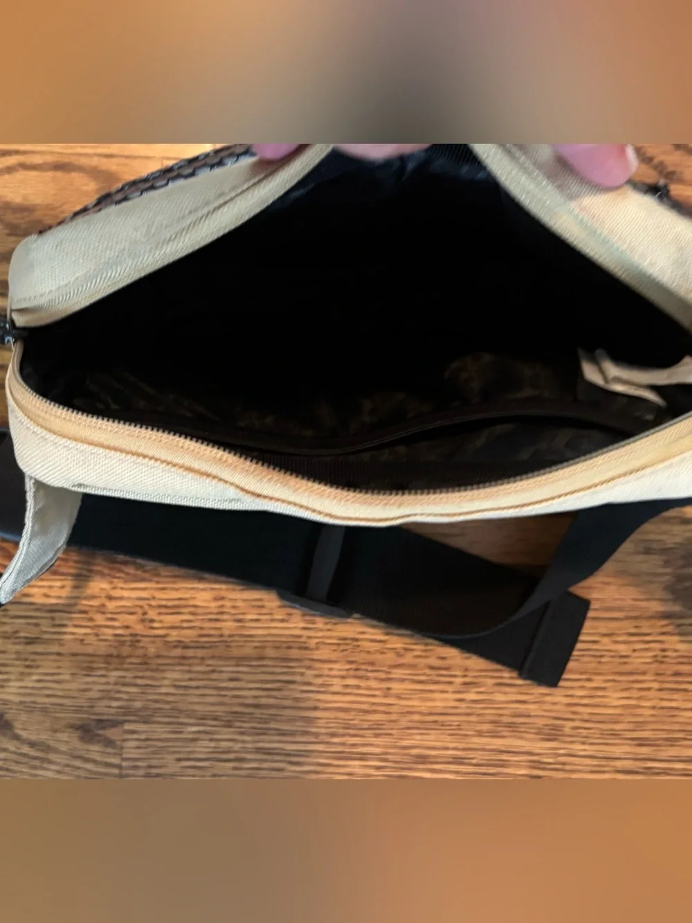 HEX Aspect Camcorder Sling Bag / Waist Pack - Tan with Mesh Detail